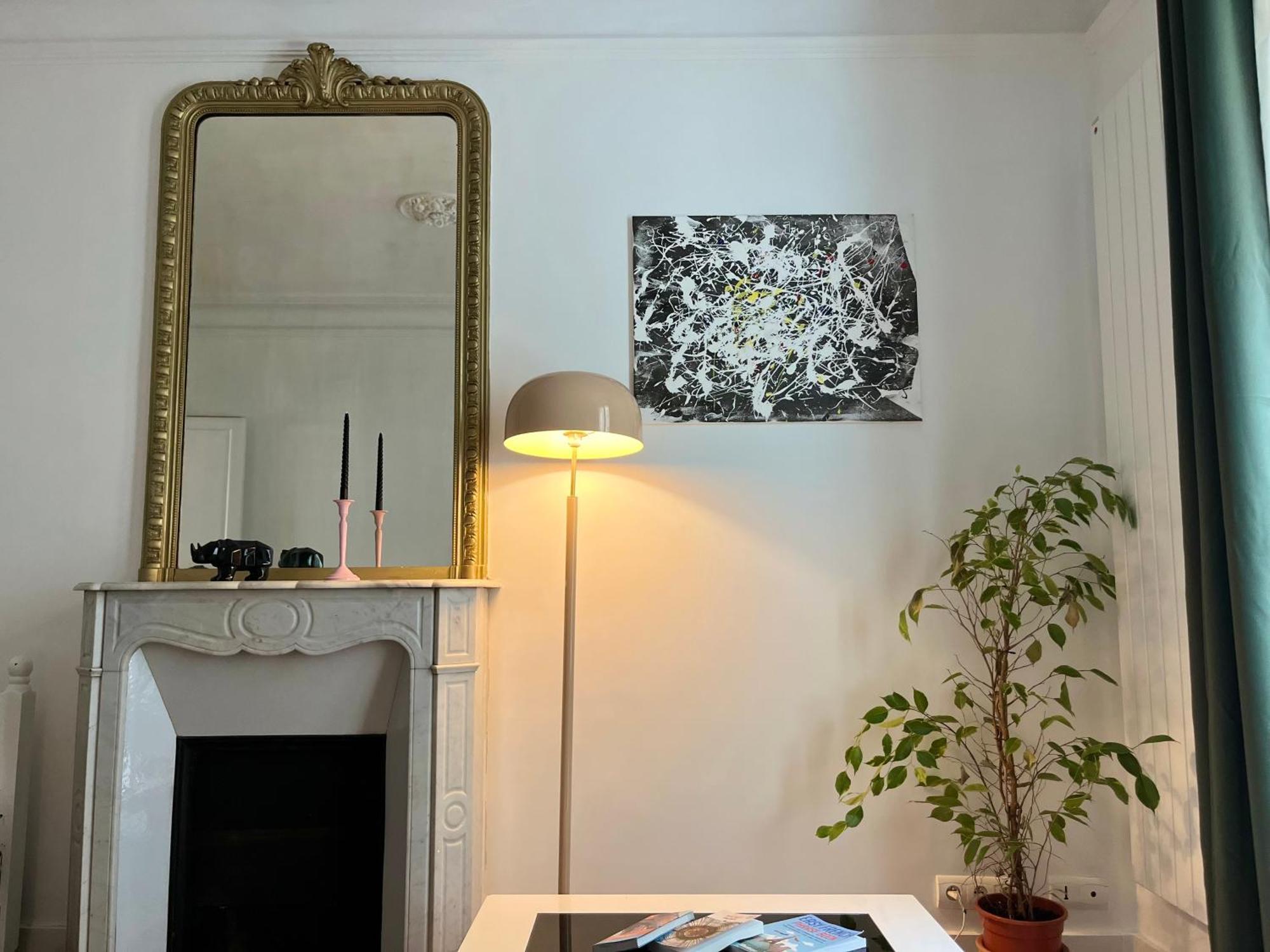 Lovely Haussmannian Flat In Montparnasse Paris Dış mekan fotoğraf